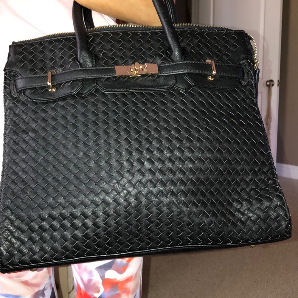 Black handbag